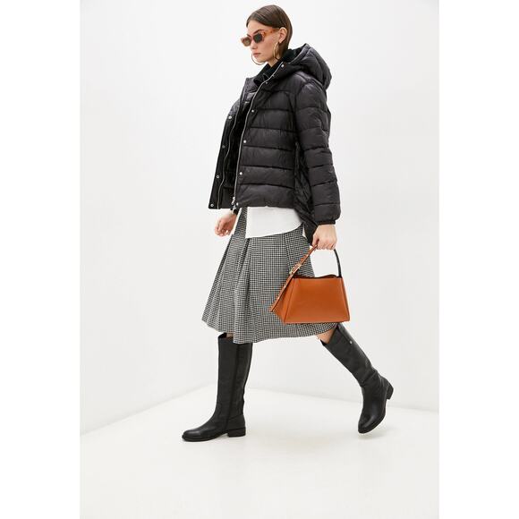 Patrizia Pepe- Premium Insulated Jacket-Italian Designer-Black-NWT Sz:38 Ret$407 - Picture 3 of 8